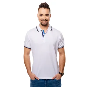 Pánske tričko GLANO - biele #6458237