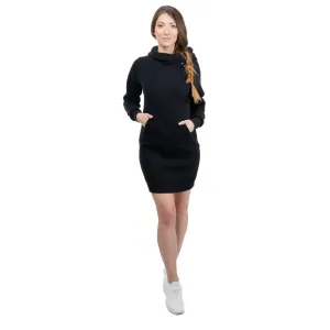 Women's Sweatshirt Dress GLANO - Black