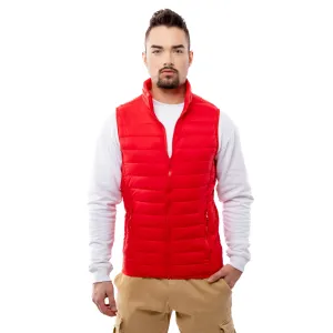 Men's quilted vest GLANO - red #6183394