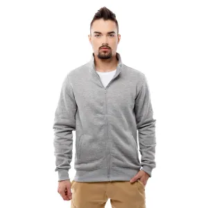 Men's Zipper Sweatshirt GLANO - gray #6183345