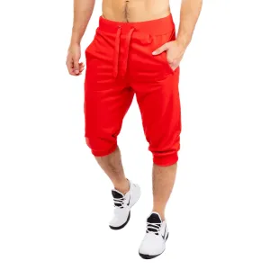 Men's three-quarter pants GLANO - red