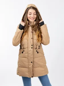 Women's quilted jacket GLANO - khaki