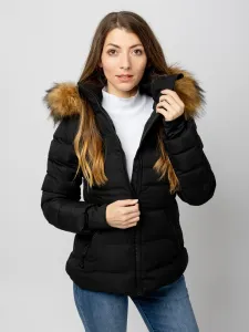 Women's Quilted Winter Jacket GLANO - Black #8020564