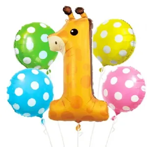 Godan Balónová kytica - 1. narodeniny žirafa