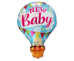 Godan Fóliový balón - New baby modrý 60 cm