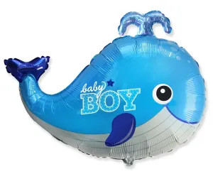 Godan Fóliový balón Veľryba - Baby Boy 60 cm