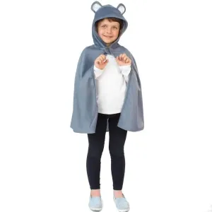 Godan Detský plášť s kapucňou - Sivá myška