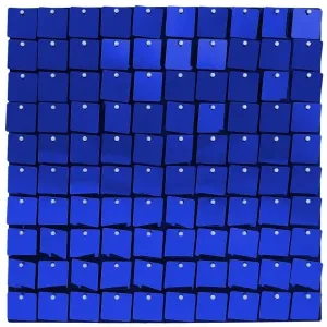 Panel dekoračný, modrý 30x30 cm, 100 štvorcov