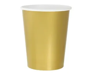 Godan Papierové poháre - Zlaté 270 ml