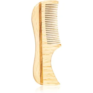 Golden Beards Eco Moustache Comb 7,5 cm drevený hrebeň na fúzy 7,5 cm