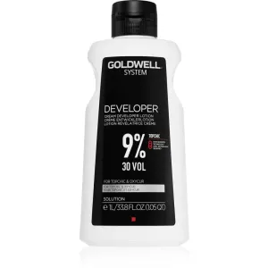 Goldwell System Cream Developer Lotion 9% 30 Vol. vyvíjacia emulzia pre všetky typy vlasov 1000 ml