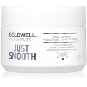 Goldwell Uhladzujúci maska na nepoddajné vlasy Dualsenses Just Smooth (60 SEC Treatment Mask) 200 ml