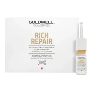 Goldwell Dualsenses Rich Repair Intensive Conditioning Serum vlasová kúra pre suché a poškodené vlasy 12 x 18 ml