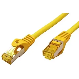 OEM S/FTP patchkabel Cat 7, s konektormi RJ45, LSOH, 0,5 m, žltý