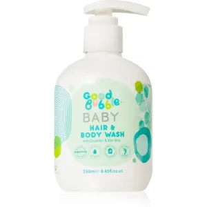 Good Bubble Baby Hair & Body Wash umývacia emulzia a šampón pre deti od narodenia Cucumber & Aloe vera 250 ml
