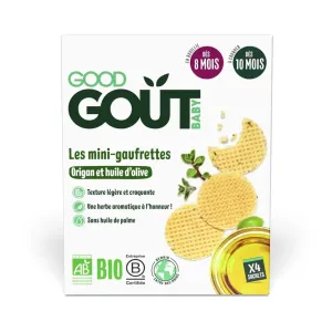 Good Gout BIO Good Gout Bio Wafle s oreganom a olivovým olejom 24g,GOOD GOUT BIO Wafle s oreganom a olivovým olejom (24 g), 8m+
