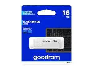 GOODRAM Flash Disk 16GB UME2, USB 2.0, biela
