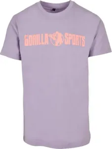 Gorilla Sports Športové tričko, fialová/koralová, 2XL