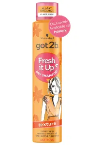 Schwarzkopf Got2b Fresh It Up Texturizing 200 ml suchý šampón pre ženy na všetky typy vlasov