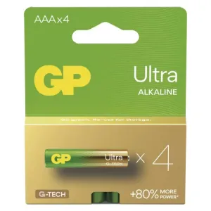 Gp batteries alkalická bateria gp ultra lr03 (aaa) 4 ks #8501597