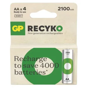 GP Nabíjateľná batéria ReCyko 2100 AA (HR6), 4 ks