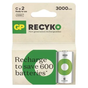 GP Nabíjateľná batéria ReCyko 3000 C (HR14), 2 ks