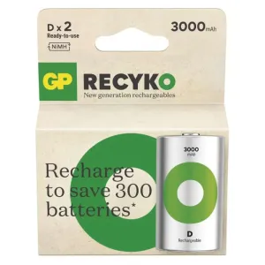 GP Nabíjateľná batéria ReCyko 3000 D (HR20), 2 ks