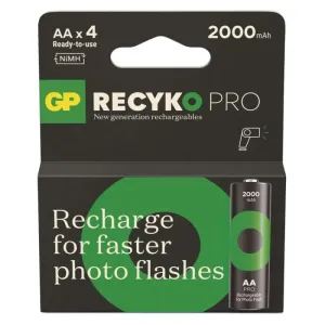 GP Nabíjateľná batéria ReCyko Pro Photo Flash AA (HR6), 4 ks