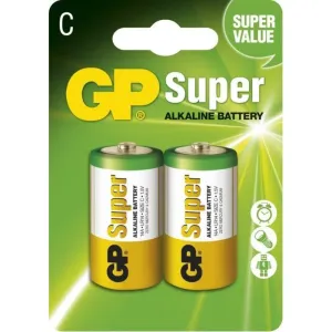 Baterie C (R14) alkalická GP Super Alkaline  2ks