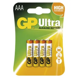 Gp batteries alkalická bateria gp ultra lr03 (aaa) 4 ks #17113