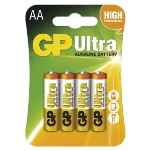 Gp batteries alkalická bateria gp super lr6 (aa) 4 ks #17111