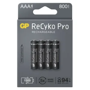 Nabíjacia batéria GP ReCyko Pro Professional AAA (HR03), 4 ks