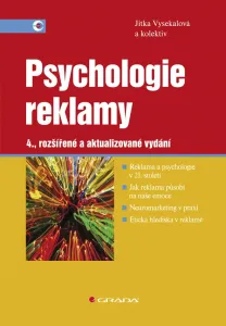 Psychologie reklamy, Vysekalová Jitka #3687358