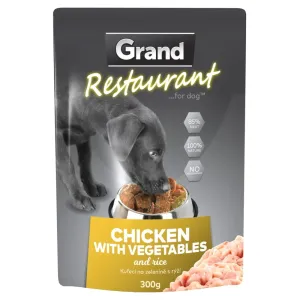 Grand - konzervy GRAND RESTAURANT kuracie na zelenine 300g kapsicka pre psy