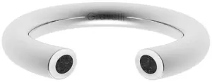 Gravelli Otvorený prsteň s betónom Open oceľová / antracitová GJRWSSA107 50 mm