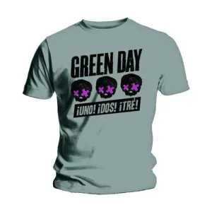 Green Day Tričko hree Heads Better Than One Unisex Grey S