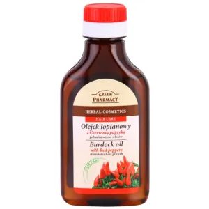 Green Pharmacy Hair Care Red Peppers lopuchový olej pre stimuláciu rastu vlasov 100 ml #870865