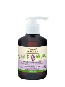 Green Pharmacy Jemný čistiaci gél na tvár - šalvia a olej z hroznových semienok 270ml