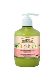 Green Pharmacy Tekuté krémové mydlo - zjemňuje pokožku - mandle a ovos 460ml