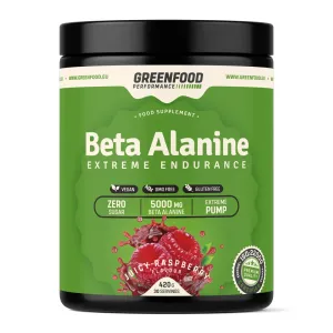 GREENFOOD NUTRITION Performance beta alanin šťavnatá malina 420 g