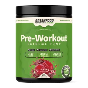 GreenFood Nutrition Performance Pre-Workout Juicy melón 495 g