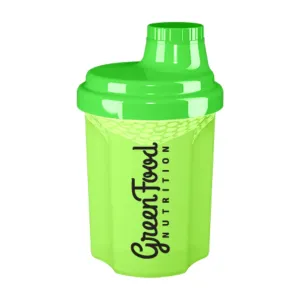 GreenFood Nutrition Shaker Transparent Green 1ks #54850