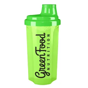 GreenFood Nutrition Shaker Transparent Green 1ks #54582