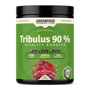 GREENFOOD NUTRITION Performance tribulus 90% šťavnatá malina 420 g