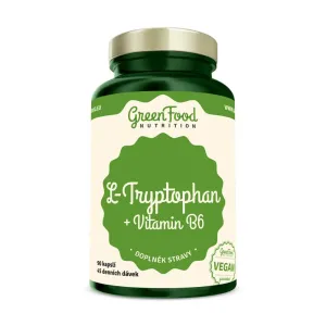 GREENFOOD NUTRITION L-tryptophan + vitamín B6 90 kapsúl