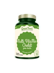 Multi VitaMin Chelát pre mužov-imunita GreenFood Nutrition ( 90 kapsúl )