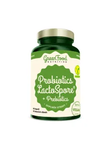 GreenFood Nutrition Probiotiká LactoSpore® + Prebiotics 60 kapsúl