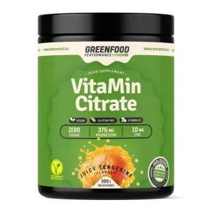 GREENFOOD NUTRITION Performance VitaMin citrate šťavnatá mandarínka 300 g