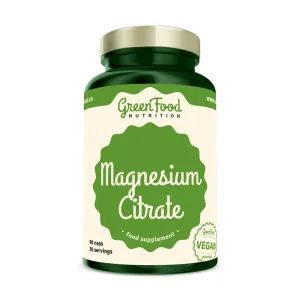 GreenFood Nutrition Magnesium Citrate podpora spánku a regenerácie 90 cps