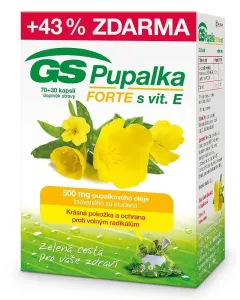 GreenSwan GS Pupalka Forte s vitamínom E 70+30 kapsúl ZD ARMA